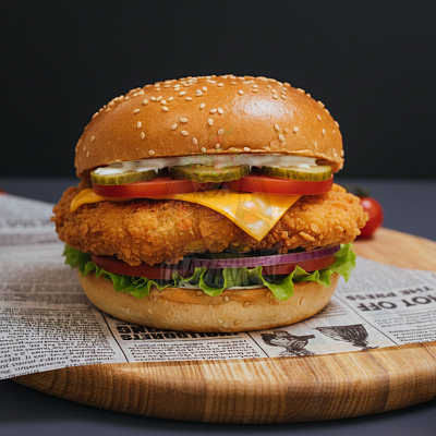 Бургер с курицей